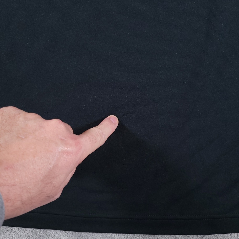 Mizuno Breath Thermo Mock Neck Top Mens XXL Black Long Sleeve Baseball - Picture 10 of 11